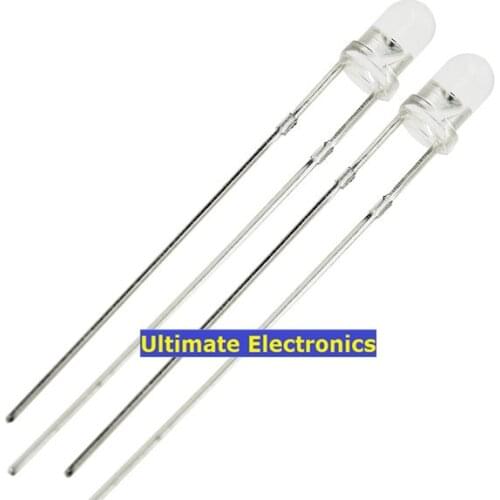 20PCS 3mm Infrared Emission Tube launch Infrared Receiving Tube F3 Round Head LED Type