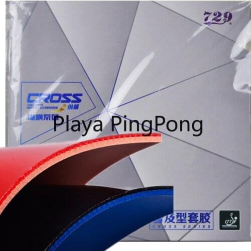 2x 729 Cross Friendship General Blue Sponge Rubber Pips-In Table Tennis (PingPong) Rubber With Sponge