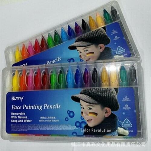 50sets 16 Colors Face Painting Pencils Face Paint face/boay Painting Pen