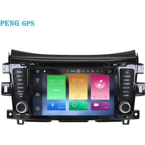 8" 4G+64G car radio multimedia Android9.0 dsp For NISSAN NP300 Navara 2014+navigation multimedia stereo automatic Headunit