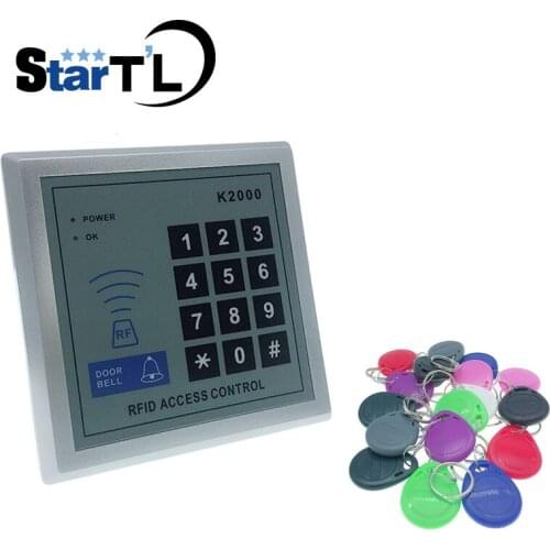 Free Shipping RFID Proximity Entry Lock Door Access Control System Access Control Door Opener+10 Keyfobs 125khz