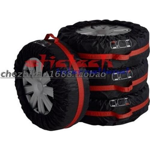 By dhl or ems 50set Car Spare Tire Cover For Sun Shade Dust-Proof Polyester Tyre Protector Wheel Accessories For ALL CAR