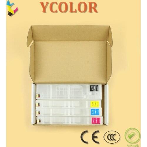 For HP 970 971 970XL 971X Empty refill ink cartridge with ARC chip for HP Officejet X451dn X451dw X551 X576dw X476dw X476dn