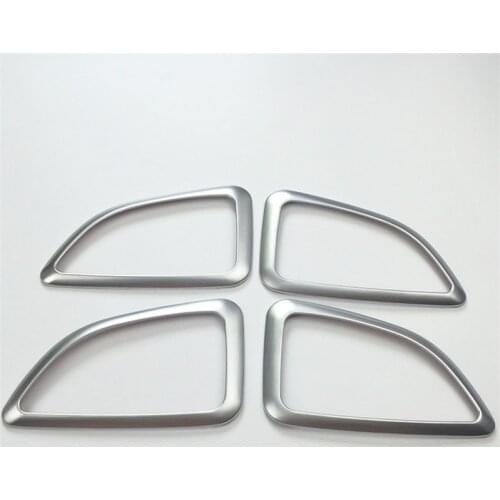 For HYUNDAI IX35 2010-2013 2014 ABS Chrome Car Interior Trim Door Handle Bowl Decoration Cover Trims Auto Styling Accessories