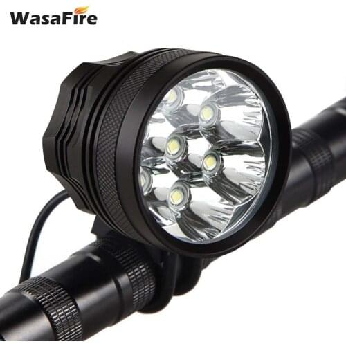 WasaFire 3 Mode bicycle lamp 7*XML T6 LED Bike Front Light 10000 Lumen MTB Head Lamp Rechargeable 18650 Battery Cycling Lantern