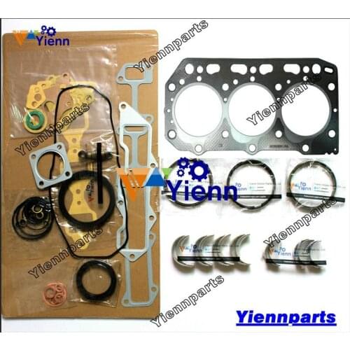 For Yanmar 3TNB82-RNP 3TNB82-RE 3TNB82 Overhaul Re-ring Kit 3TNB82-RN 3TNB82-REP Ring Bearing Gasket Diesel Engine Repair Parts
