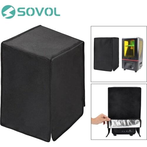 Sovol 3D Resin Printer Enclosure Blackout Cover Dust Cover Block UV Light Protect from Sunlight Dust Dirt Spill Storage Sleeve