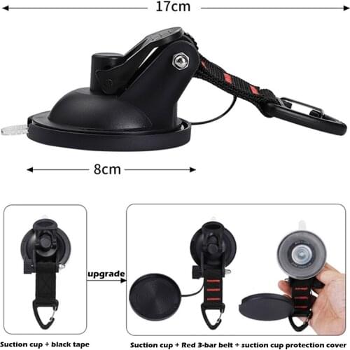 Anchor Heavy Duty Tie Down Car Mount Suction Cup Anchor with Triangle Securing Hook Tie Down Camping Tarp Accessory