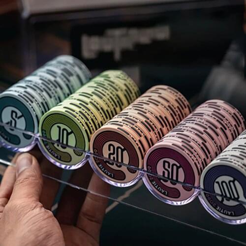 Lautie Custom Game Coin Ceramic Chip Coin Club Poker Board Game Chess