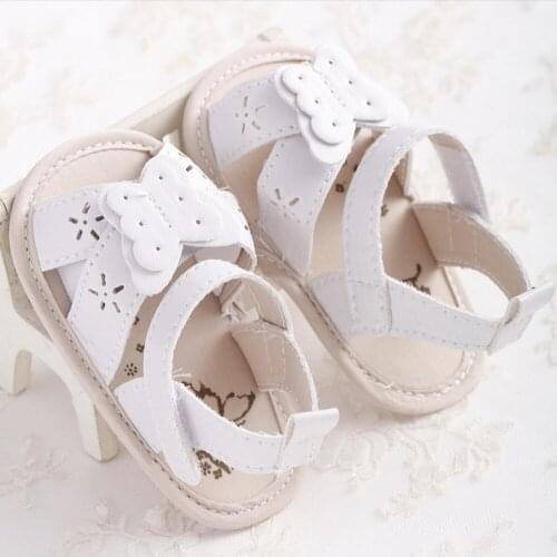 NewFashion Summer baby shoes Butterfly Solid Color baby Girls Sandals Toddlers Kids Toddler Infant Girls Shoes SD21