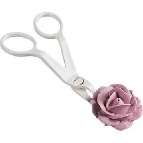 Flower scissors more smooth cream flowers do not drop transfer tools support Korean decorating cut clip