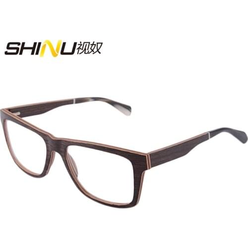 Retro Myopia Glasses Frames Brand Men Women Eyeglasses Optical Spectacle Glasses Oculos de grau black walnut frame expensive F1