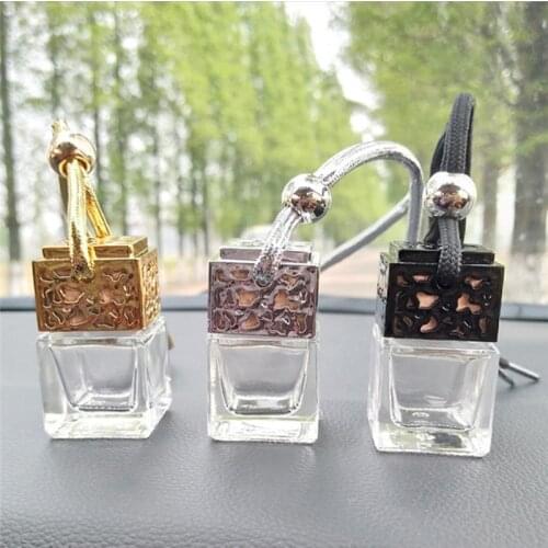 Home Hanging Air Freshener Diffuser Fragrance Clear Glass Empty Perfume Bottle Essential Oil Bottle Perfume Bottles