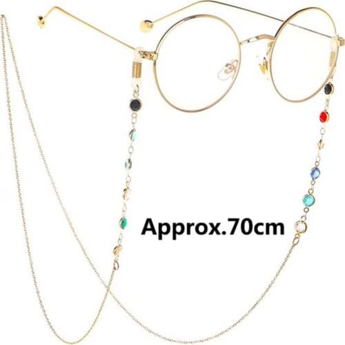 Variety of glasses with reading glasses hanging chain fashion sunglasses glasses frame neck strap glasses anti-skid chain