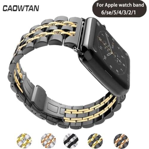Stainless Steel Band for Apple Watch Series 6 se 5 4 38mm Smartwatch Replacement Bands bracelet for iwatch 42 40mm wrist strap