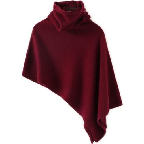 100% Cashmere Scarf Women Poncho Shawl Luxury Brand Collar Cloak Autumn Winter Warm Foulard Femme Pashmina Shawl Cape
