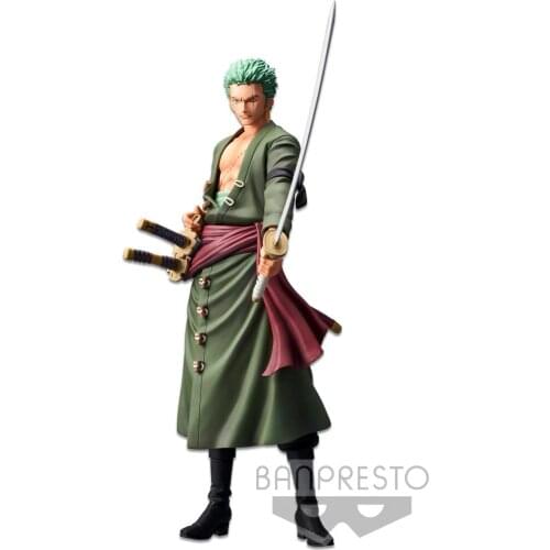 In Stock Original Banpresto One Piece Grandista Nero Roronoa Zoro Figure PVC Figur Action Model Dolls