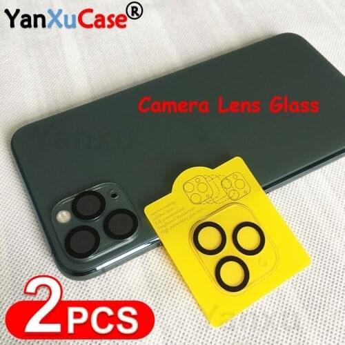 2Pcs Camera Lens Glass For iPhone 12 Mini 11 Pro Max Full Cover Camera Screen Protector For iPhone 12Pro Night Circle Glass Film