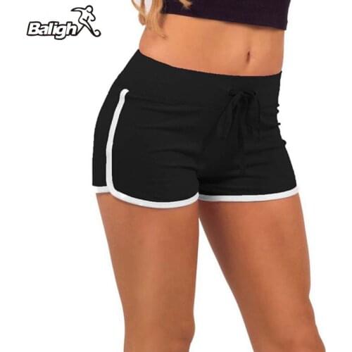 Women Fast Drying Drawstring Women Sports Shorts Casual Elastic Waist Short Sex Yoga Shorts For Fitness Running
