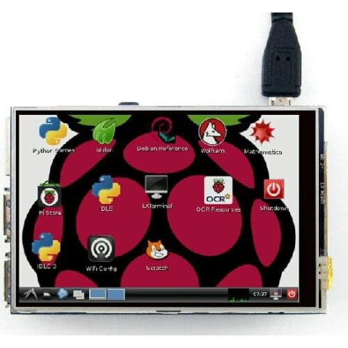 3.5 inch display Raspberry pi2/B+/B/A+ with touch 320*480 LCD display support Raspbian TFT LCD screen