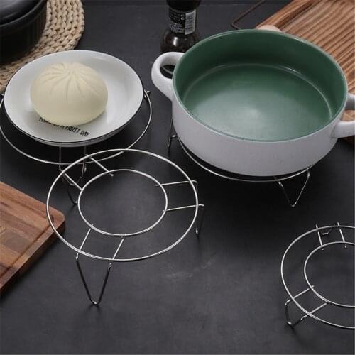 1/3 Pcs Stainless Steel Pot Steaming Rack Round Durable Multi-Purpose Steam Tray Cookware Stock Cooking Stand Kitchen Accessorie