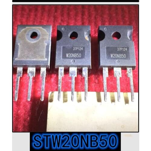 5PCS-50PCS New original authentic STW20NB50 TO-247 W20NB50 TO247 20A500V in-line field high-power effect MOS tube