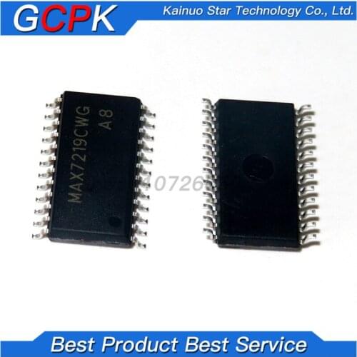 10PCS MAX7219CWG SOP24 MAX7219 SOP MAX7219CWG SMD new and original IC