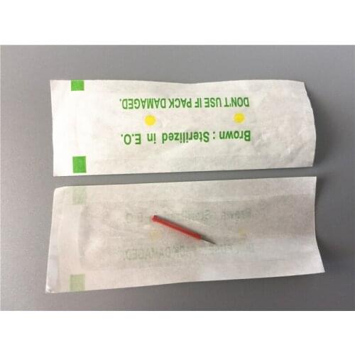 100PCS 5pin Round Needles Permanent Makeup Eyebrow Microblading For Tattoo Manual Machine