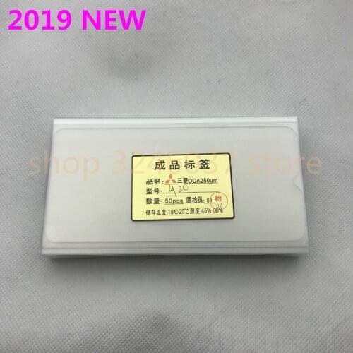 50pcs/lot For Samsung Galaxy A10 A20 A30 A40 A50 A60 A70 A80 A90 2019 250um OCA Optical Clear Adhesive Glue Glass Lens Film
