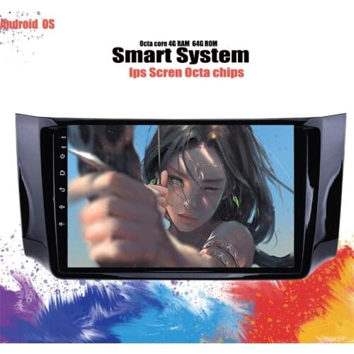 9" Android 10.0 radio Bluetooth GPS Navigation system For 2012-2016 NISSAN SYLPHY SWC DSP 6G car multimedia tape Recorder dvd