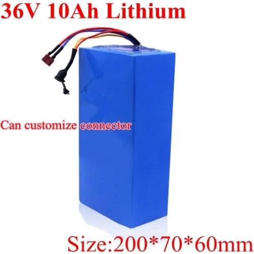 Promote 36v 10ah 36v10ah 36v 500w Battery 36v 10ah Ion Battery 20A BMS 36v 350w E Bike Lithium Battery for Wheelchair + Charger