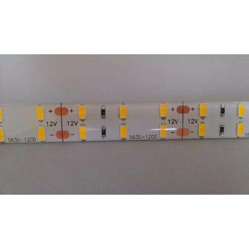 Promotion!!! DC12V 5630 SMD 5M 16FT 600LED LED flexible strip;waterproof in silicon coating;IP65;45-50LM/LED;double row
