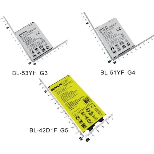 BL-53YH BL-51YF BL-42D1F Battery For LG Optimus G3 G4 G5 D830 D850 D851 LS990 H815 H818 H810 VS987 US992 H820 F700 Batteries