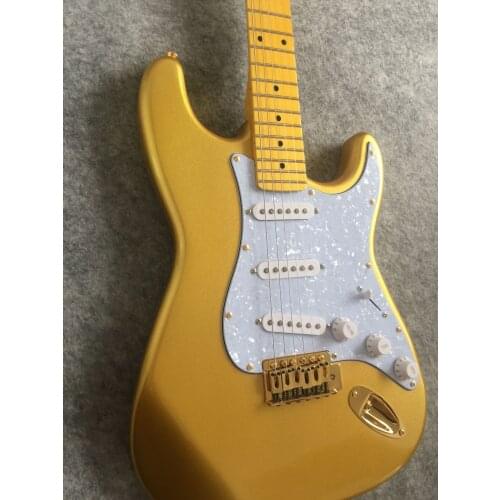 Free delivery / gold powder color gold accessories high quality Guitar / customizable China Electric Guitar