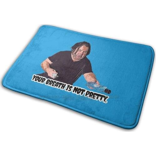 Big Ed Bad Breath Quote Mat Rug Carpet Anti-Slip Bedroom Entrance Door Mat 90 Day Fiance Reality Tv Funny Ed Quotes