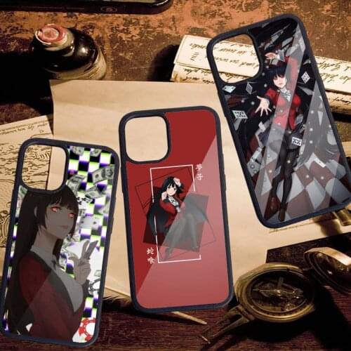 Kakegurui Jabami Yumeko Phone Case PC for iPhone 11 12 pro XS MAX 8 7 6 6S Plus X 5S SE 2020 XR