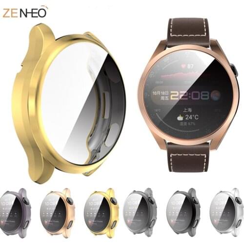 Screen Protector Cover for Huawei Watch 3/3Pro Cover 46mm 48mm Case watch 3 Soft Tpu Scratch-resistant Shell Lightweight Bumper