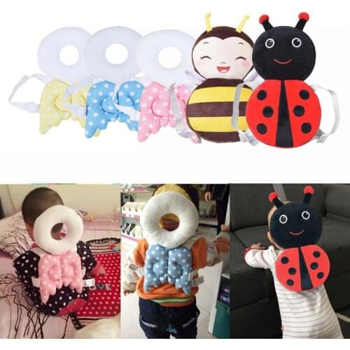 Baby Pillow Infant Toddler Sleep Positioner Cute Wing Shape Baby Anti Fall Cushion Head Pillow Protection of Newborn Baby Head