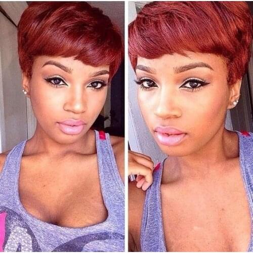 DLME 39j# red Color Hair 27 Pieces Weaving Bump Hair Straight Weave with 39 Color Hair Pieces Single Weft Natural Hair Blonde