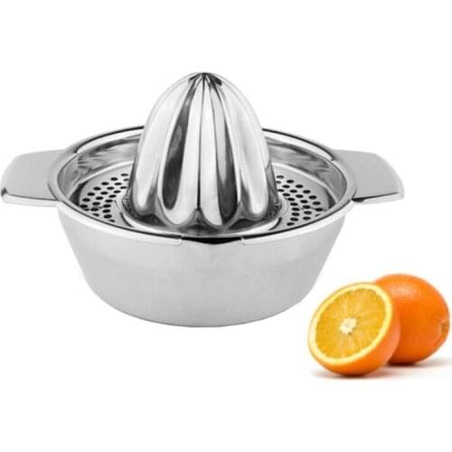 Creative Stainless Steel Lemon Orange Squeezer Manual Press Juicer Kitchen Fruit Tools Lemon Orange Tangerine Juice Squeezer