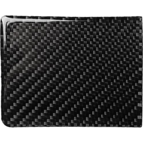 Cup Panel Sticker Self-adhesive Weaving Pattern Design Carbon Fiber Water Cup Holder Panel Cover for Lexus IS/IS250/300/350C 200