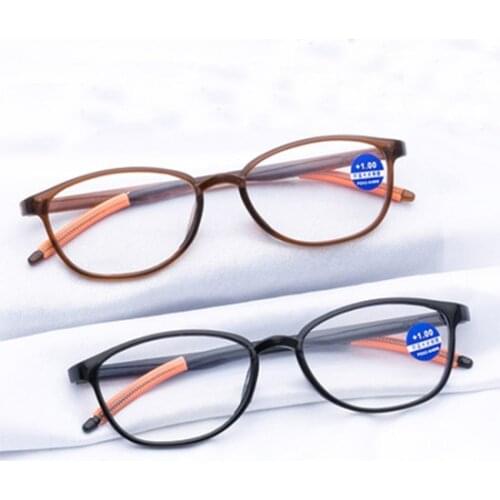 Hot TR90 Ultralight Reading Glasses Retro Clear Lens Presbyopic Glasses Female Male Reader Eyewear +1.0 1.5 2.0 2.5 3.0 3.5 4.0