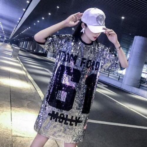 Casual Straight Geometric Fashion Sexy Elegant Black Silver Gold Blue Green Red Round Neck Club Party Cocktail Sequin Dress