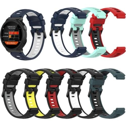 Strap For Garmin Forerunner 220 230 235 Watch Bracelet Silicone Sport Waterproof Band 620 630 735XT Dual Colors With 2 Tools