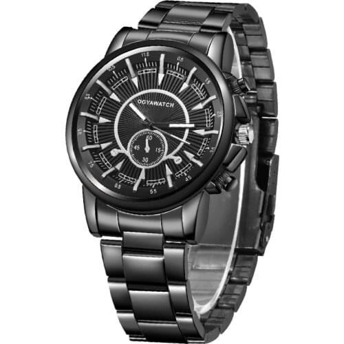 Top Brand Luxury Mens Watch Men Stainless Steel Clock Fashion Sports Watches Male Quartz Wristwatch Relogio Masculino