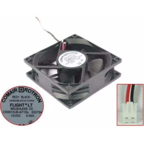 Comair Rotron CR0812UB-A71GL Server Cooling Fan DC 12V 0.45A 80x80x25mm 2-wire
