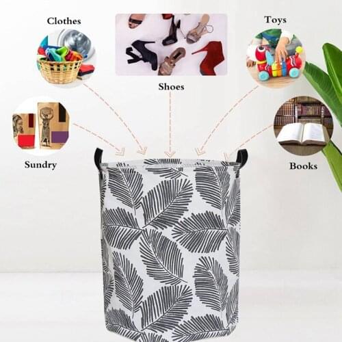 MLGB 2 Household Dirty Clothes Hamper Laundry Basket Fresh Cloth Foldable Storage Bucket