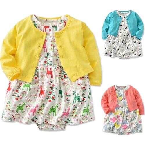 2020 Special Offer Baby Rompers Cotton Full Girls Clothing Sets Princess Dresses Newborn Infant Jumpsuits Toddler Girl Clothes