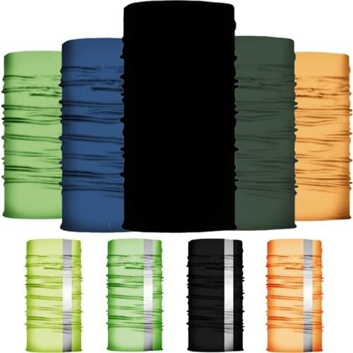 Reflective Magic Neck Gaiter Face Shield Tube Warmer Outdoor Cycling Camping Ski Fishing Bandana Headband Scarf Men Women