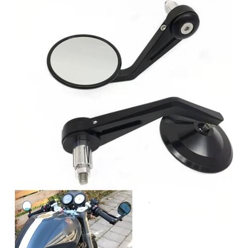 Universal 7/8" 22mm CNC Aluminum Motorcycle Handlebar End Mirror for BMW K1600 K1300 K1200R K1200S R1200R R1200S R1200ST R1200GS